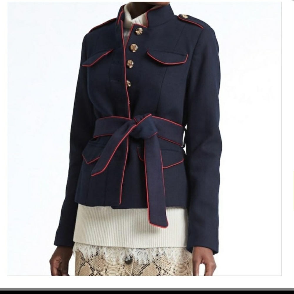 Navy military jacket